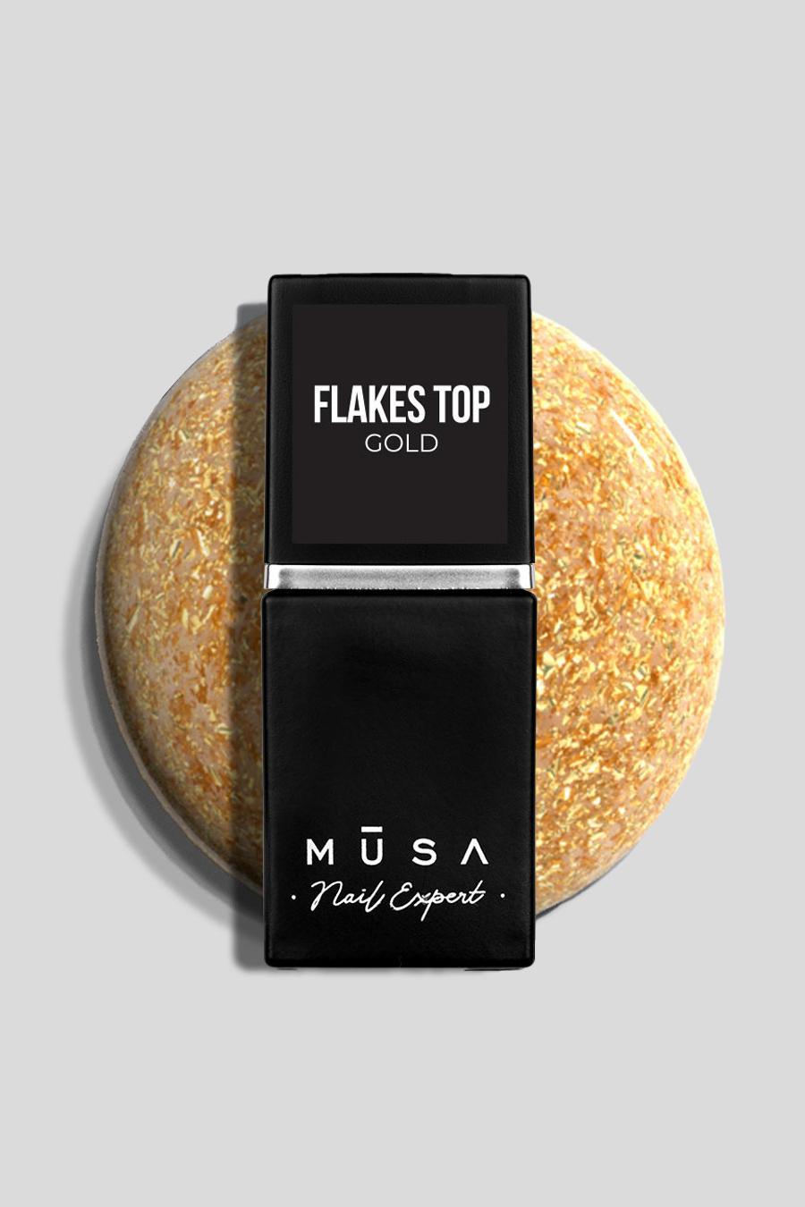 Flakes gold