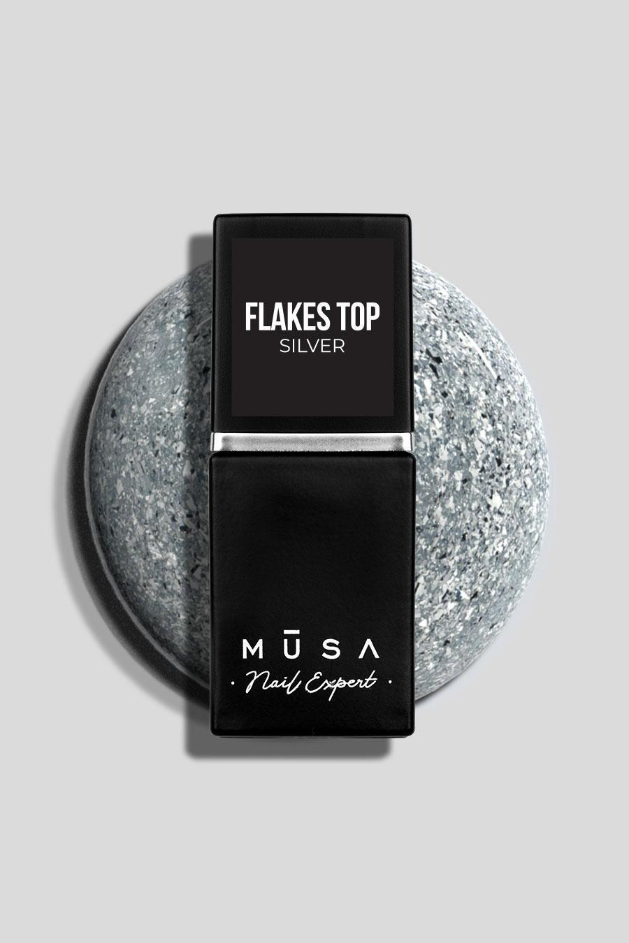 Flakes silver