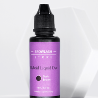 Hybrid liquid dye dark brown
