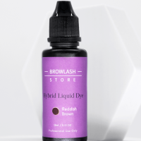 Hybrid liquid dye reddish brown