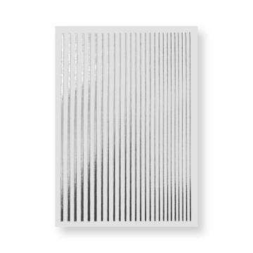 Stickers lignes silver